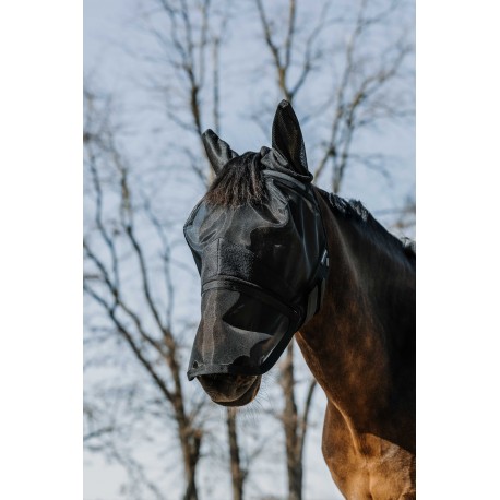 FLYMASK MASQUE ANTI MOUCHES ANTI UV EQUITHEME 2 EN 1